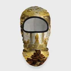 Балаклава 3D Блеск золота