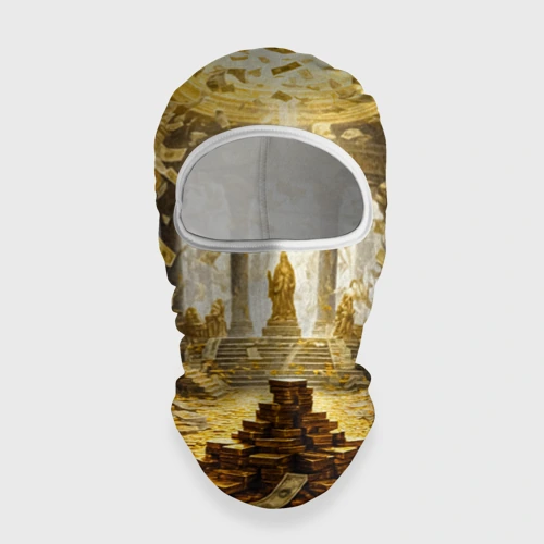 Балаклава 3D Блеск золота
