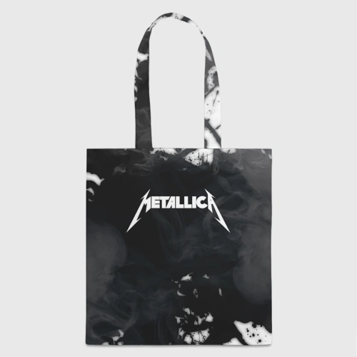 Шоппер 3D Metallica black white smoke 