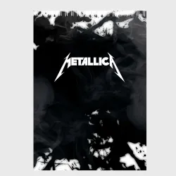 Скетчбук Metallica black white smoke 