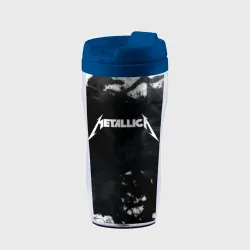 Термокружка-непроливайка Metallica black white smoke 