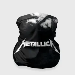 Бандана-труба 3D Metallica black white smoke 