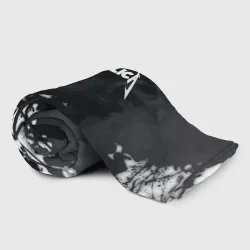 Плед 3D Metallica black white smoke  - фото 2