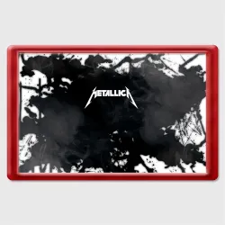 Магнит 45*70 Metallica black white smoke 