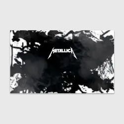 Бумага для упаковки 3D Metallica black white smoke 