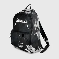 Рюкзак 3D Metallica black white smoke 