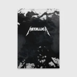 Обложка для автодокументов Metallica black white smoke 