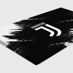 Холст прямоугольный Juventus black white брызги краски - фото 2