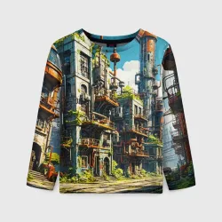 Детский лонгслив 3D Газоблок 4030