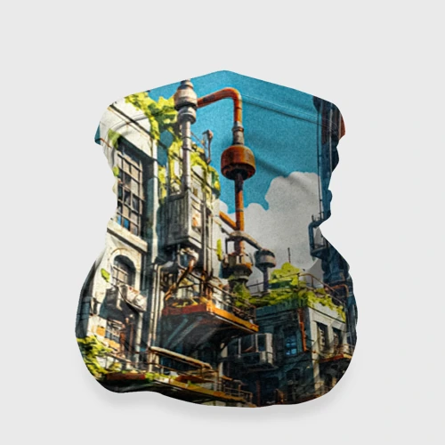 Бандана-труба 3D Газоблок 4030