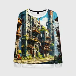 Мужской свитшот 3D Газоблок 4030