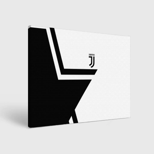 Холст прямоугольный Juventus black star sport 