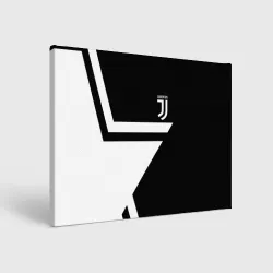 Холст прямоугольный Juventus white star 