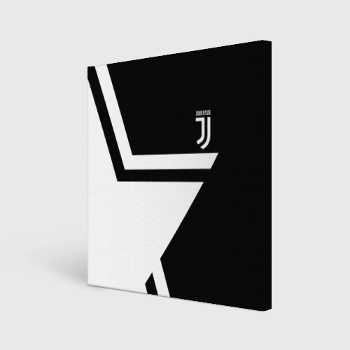 Холст квадратный Juventus white star 