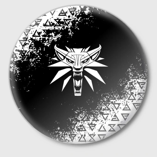 Значок The Witcher ведьмачьи знаки - школа волка 