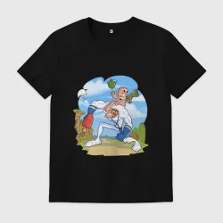 Мужская футболка хлопок Jim and Worms