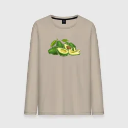 Мужской лонгслив хлопок Green avocado