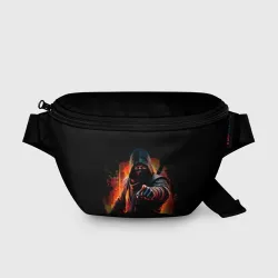 Поясная сумка 3D Ниндзя в пылающем городе