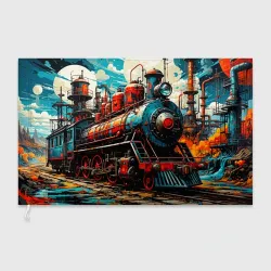 Флаг 3D Промышленная топка