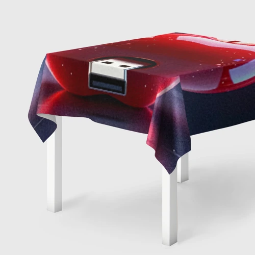 Скатерть 3D Цифровое яблоко