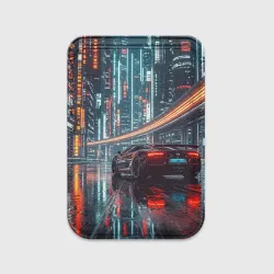 Картхолдер Magsafe магнитный Киберпанк-ночь