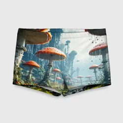 Детские купальные плавки 3D Грибной дождь