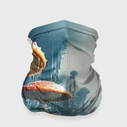 Бандана-труба 3D Грибной дождь