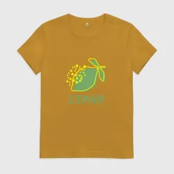 Женская футболка хлопок Lemon