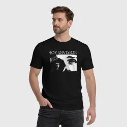 Мужская футболка хлопок Joy Division - Curtis pain - фото 2