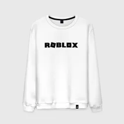 Мужской свитшот хлопок Roblox game logo black