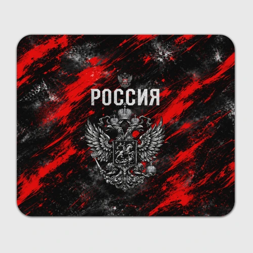 Прямоугольный коврик для мышки Герб России, Сила традиций