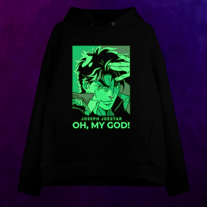 Женское светящееся худи JoJo oh my god - фото 2