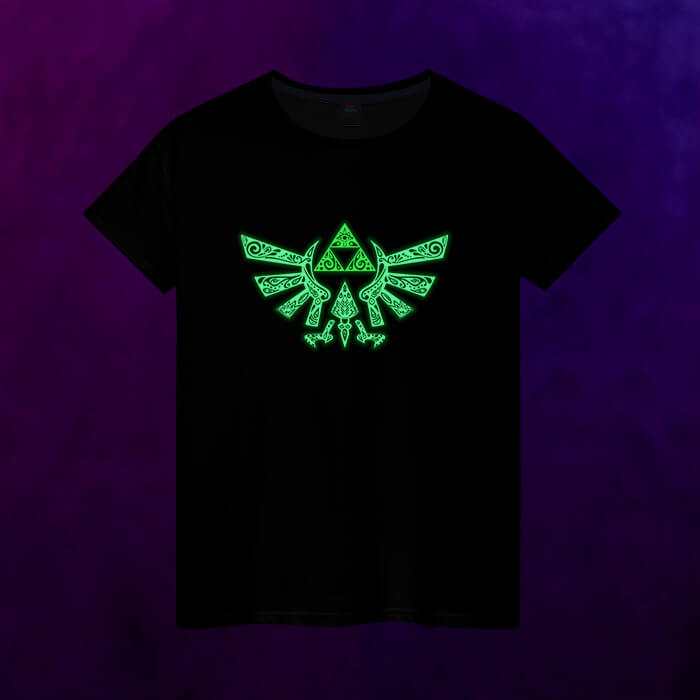 Светящаяся женская футболка The Legend of Zelda - znak - фото 2