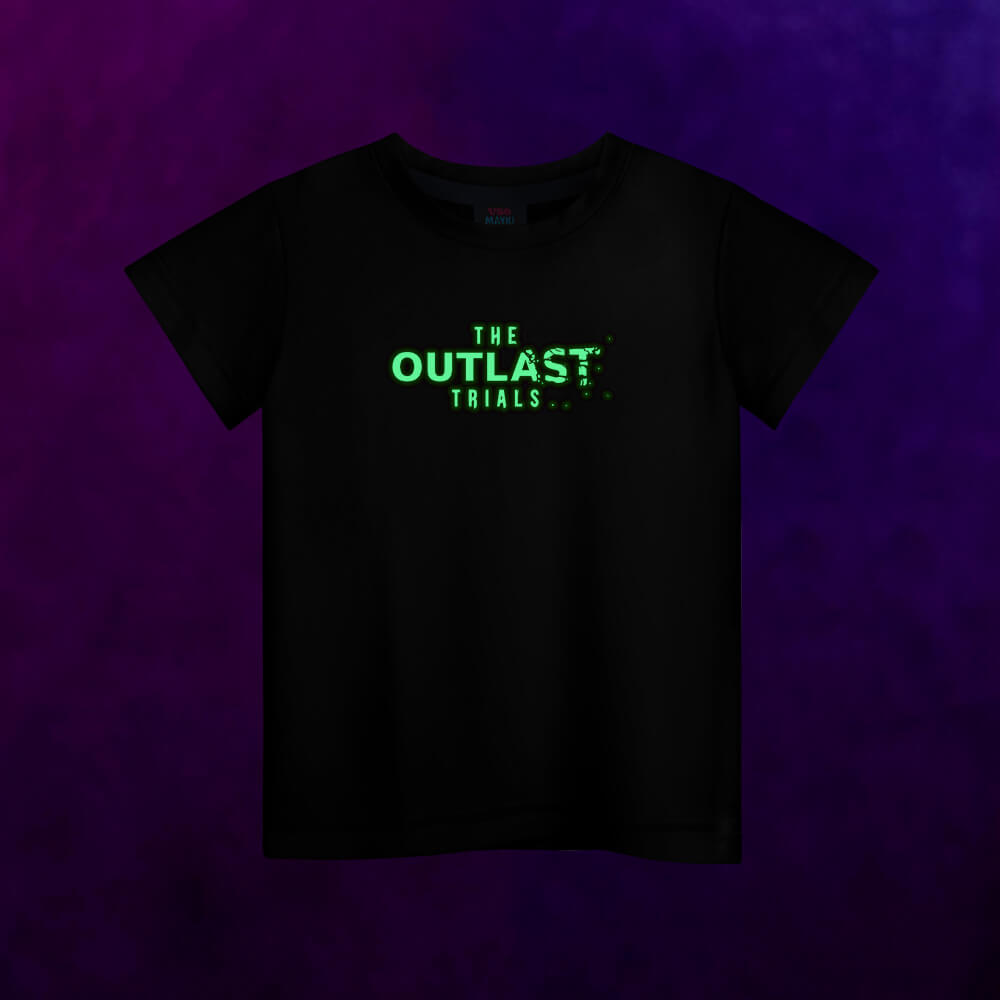 Светящаяся детская футболка The Outlast Trials лого - фото 2