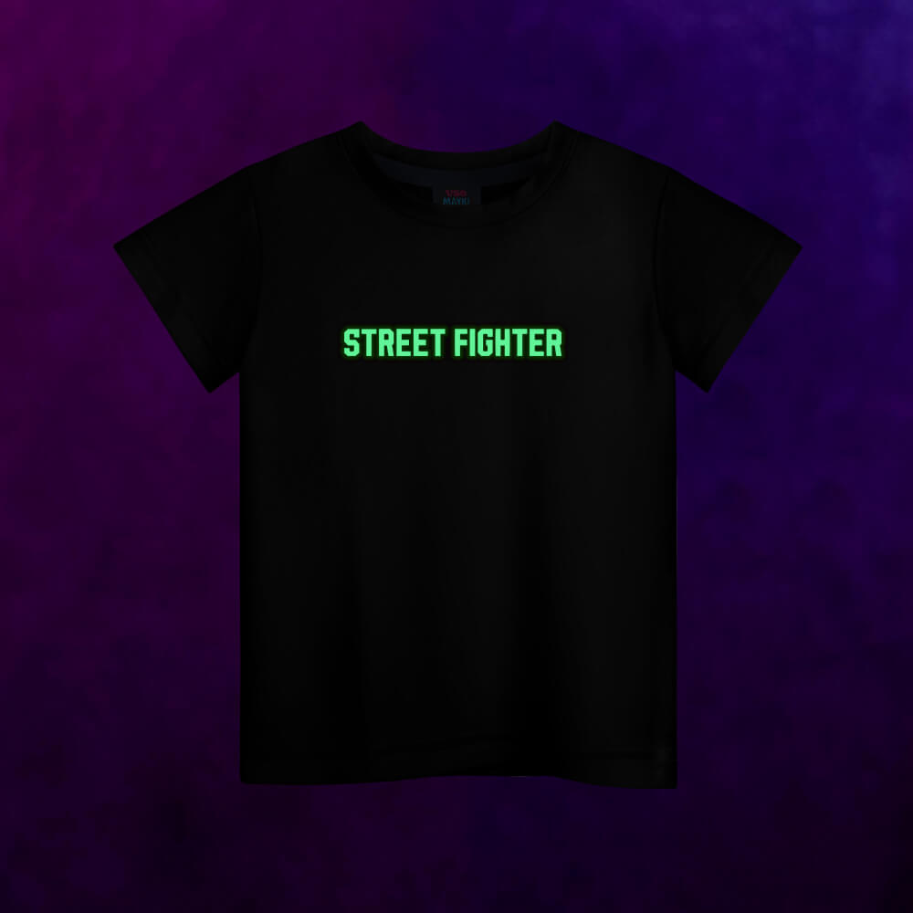Светящаяся детская футболка Street Fighter Logo - фото 2