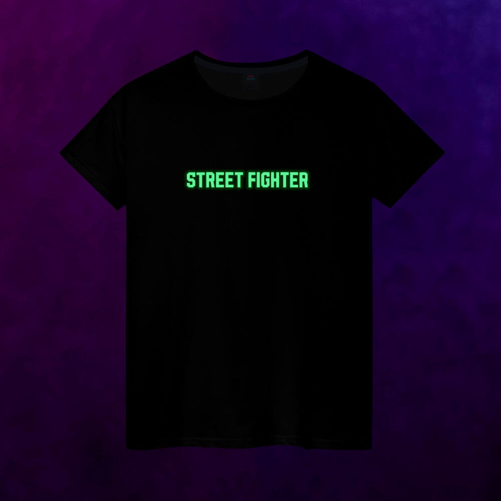 Светящаяся женская футболка Street Fighter Logo - фото 2