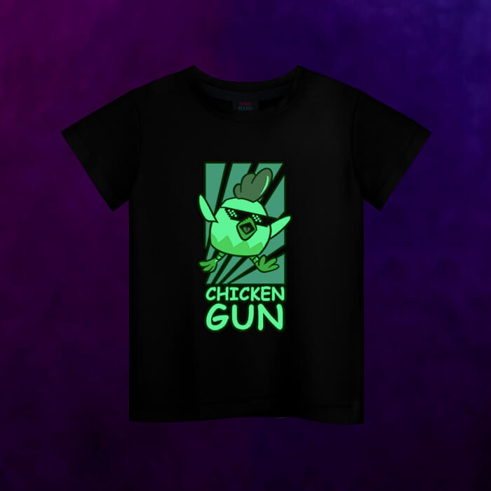 Светящаяся детская футболка Chicken Gun - Game - фото 2