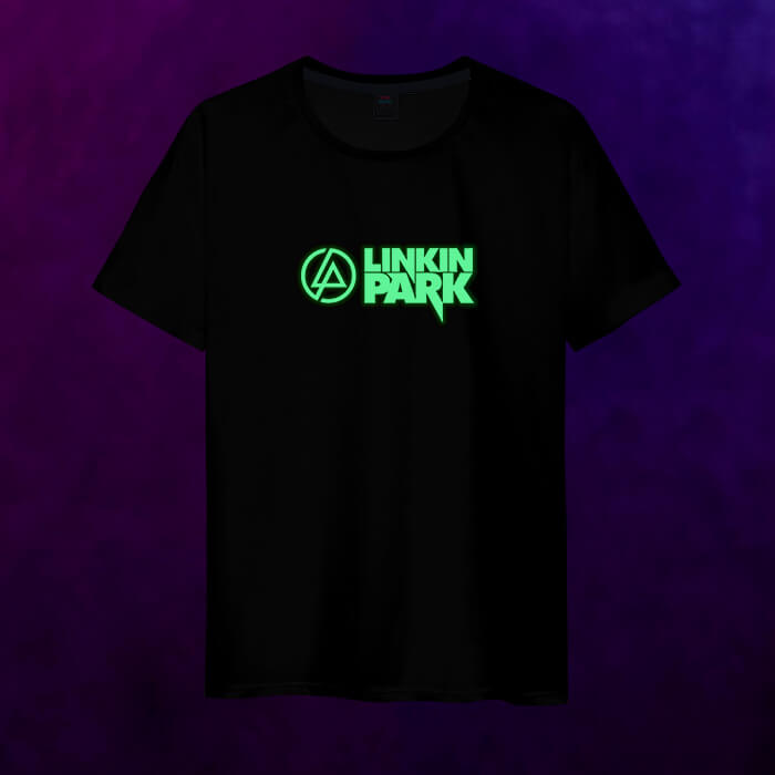 Светящаяся мужская футболка Linkin Park логотип - фото 2