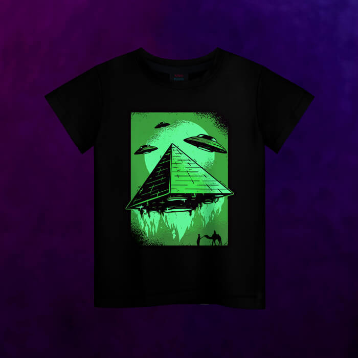Светящаяся детская футболка Запуск пирамиды - фото 2